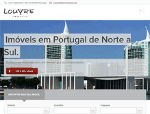 Tablet Screenshot of louvreimoveis.com