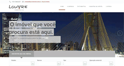 Desktop Screenshot of louvreimoveis.com.br