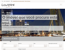 Tablet Screenshot of louvreimoveis.com.br